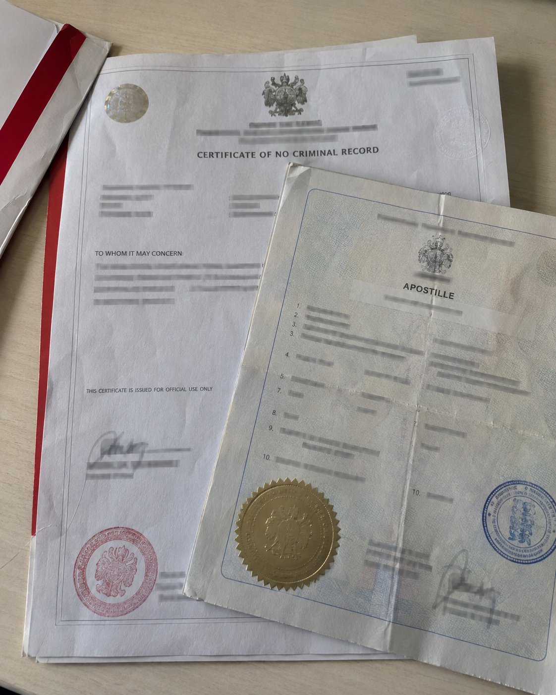 Zanonimizowane zaświadczenie o niekaralności z Polski
