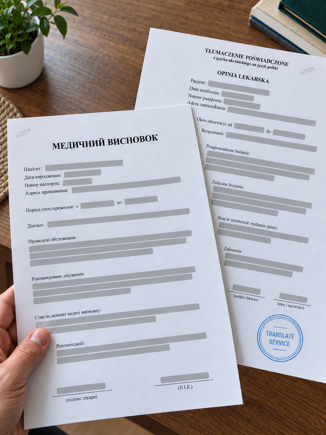 Медичний висновок українською та переклад польською — Translate Service